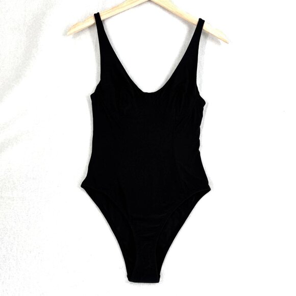 We Are HAH Eyes On Top‎ Black Bodysuit M Free People Underwire Adjustable Straps - Picture 8 of 14